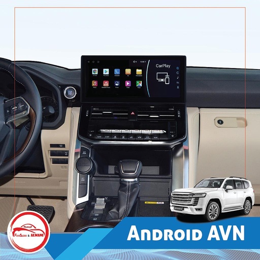 12.3" LC300 Android AVN "4+64G" With Wireless CarPlay & Android Auto